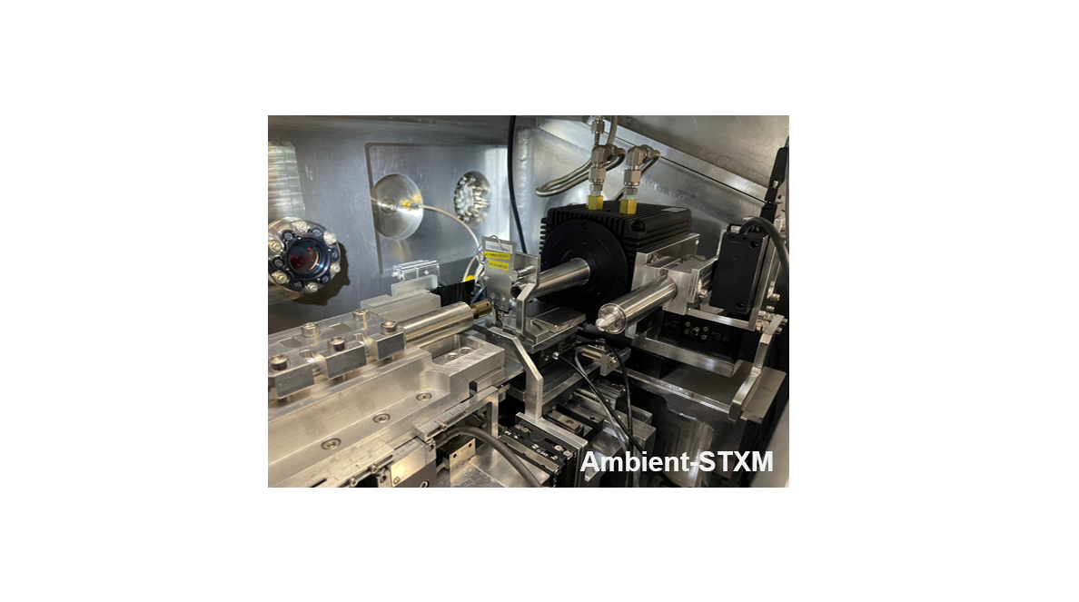Ambient STXM setup at Canadian Light Source