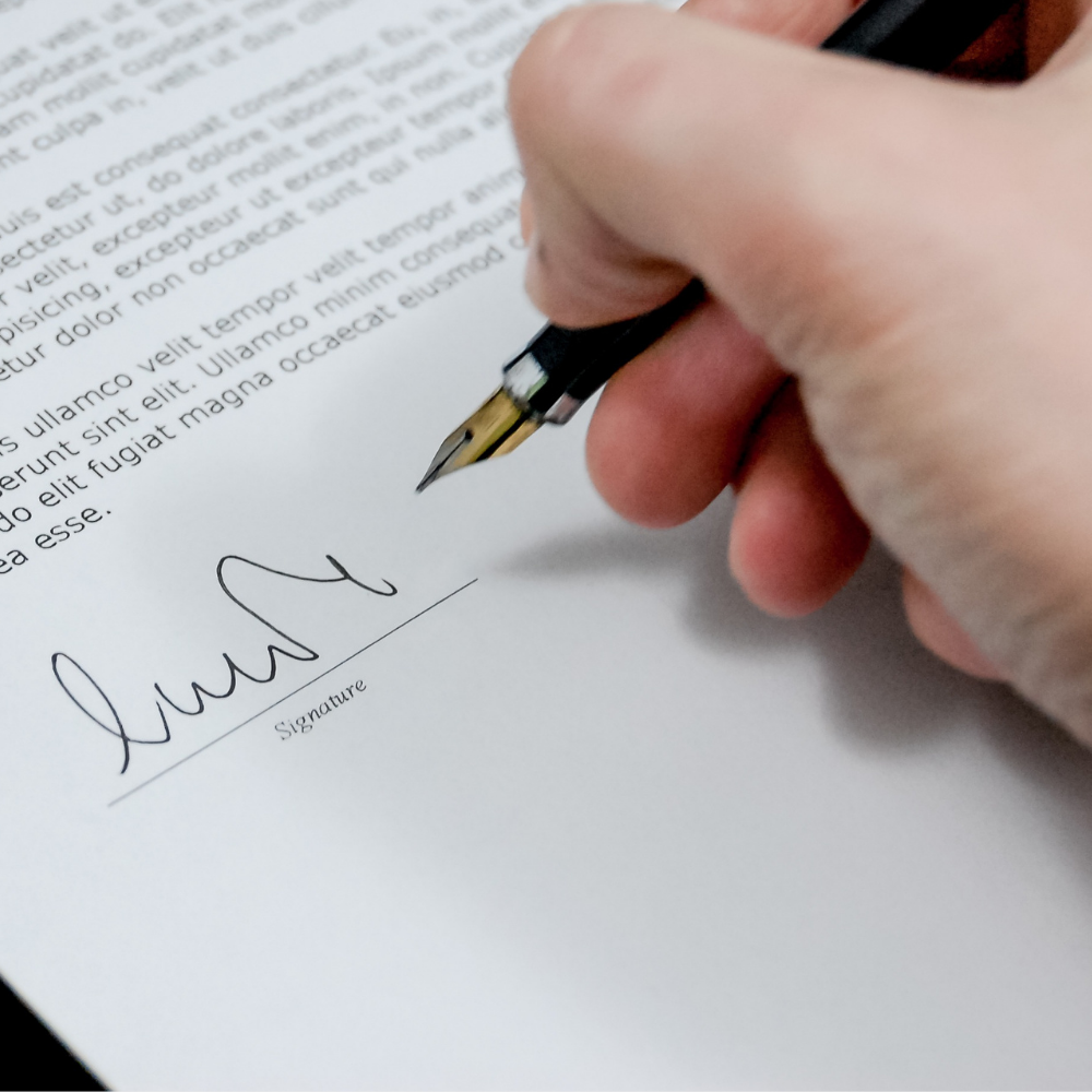 Sing agreement image