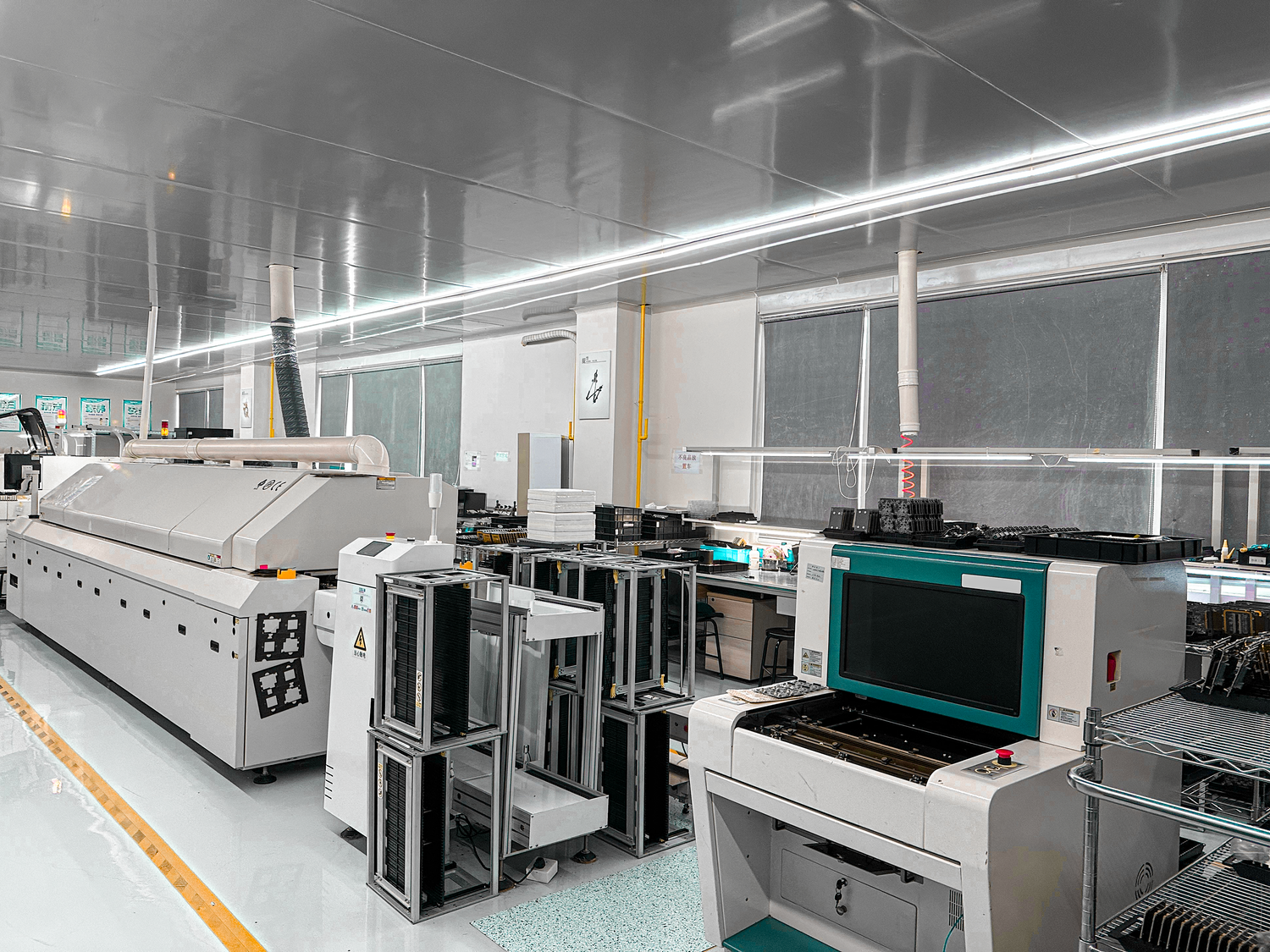 Equipment in Tucsen factory